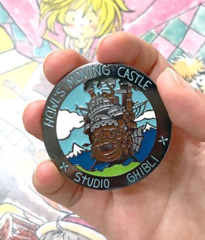 howl pin frente 416x486 - Broche/Pin Holws Moving castle