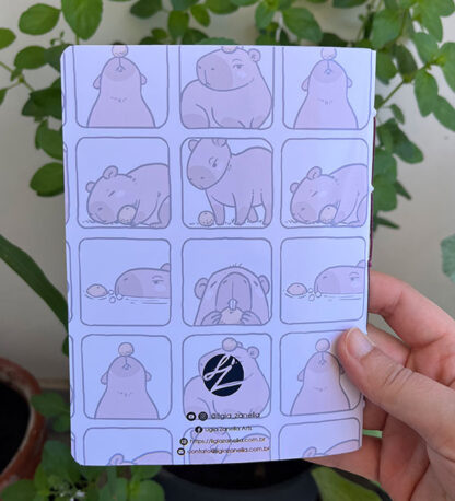Caderno artesanal Capy (com e sem pauta) - Imagem 6