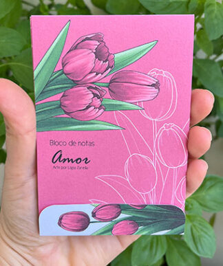 Amor Bloco de notas com capa