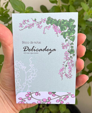 Delicadeza Bloco de notas com capa