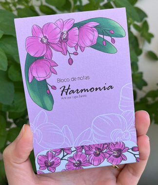 Harmonia Bloco de notas com capa