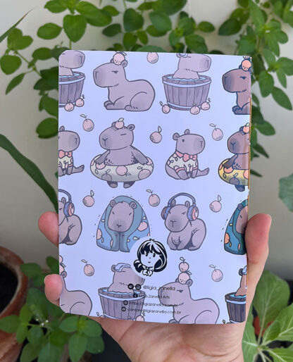 Caderno artesanal Capivarinha (com e sem pauta) - Image 3