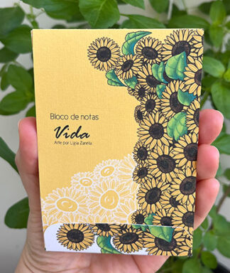 Vida Bloco de notas com capa